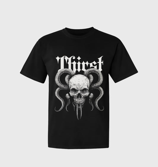 Aeternum Evil Skull Gothic Graphic T-shirt