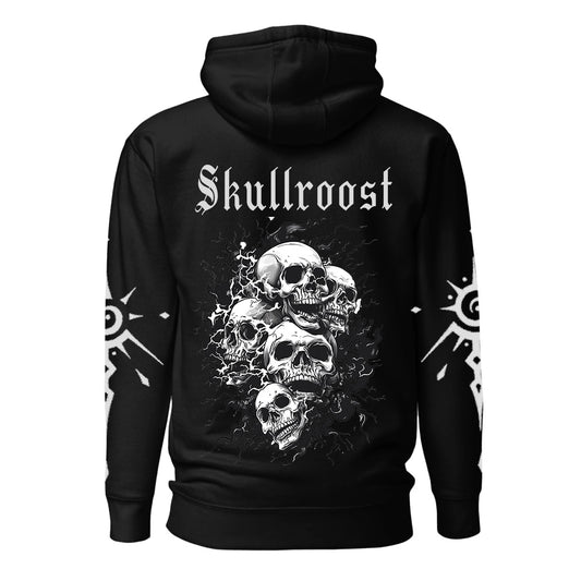 Skullroost Pullover Gothic Hoodie