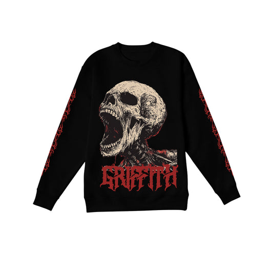 Obsidian Curse Crewneck Graphic Sweatshirt