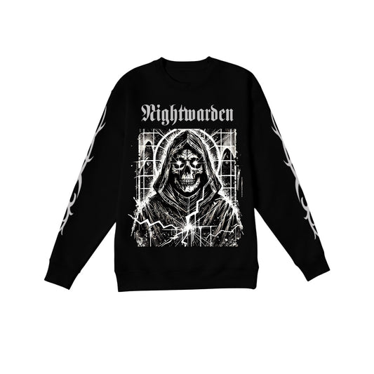 Eternal Void Evil Skull Gothic Crewneck Sweatshirt