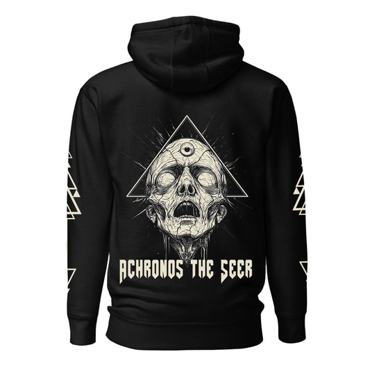 Evil Eye & Skull Gothic Graphic Hoodie