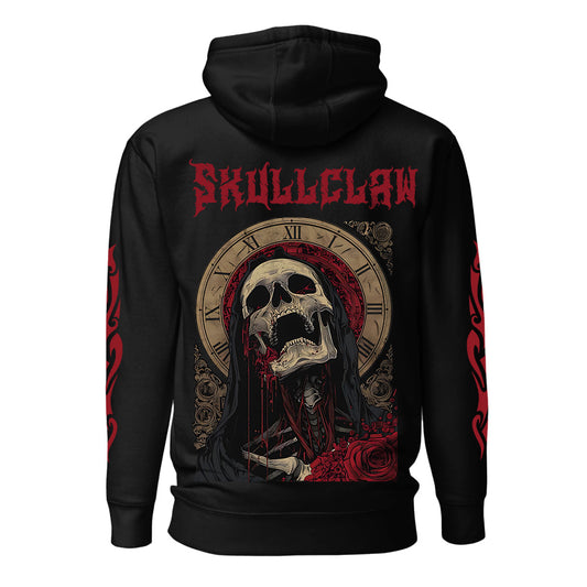 Skull Claw Gothic Graphic Hoodie