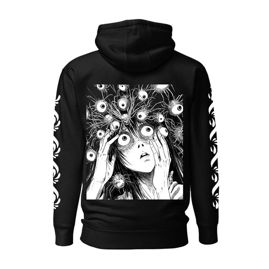 Evil Eye Gothic Hoodie -Haunted Stare