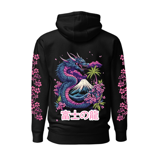 Blossom Dragon Cool Graphic Hoodie