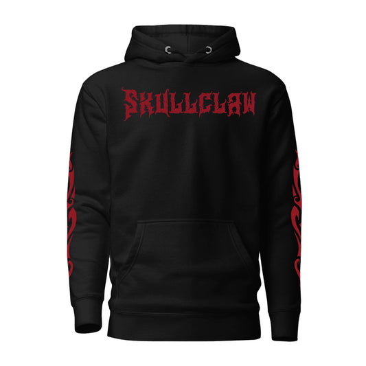 Skull Claw Gothic Graphic Hoodie