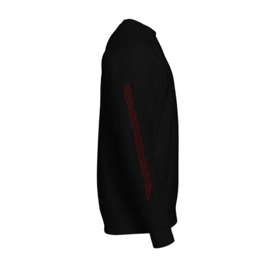 Crimson Lord -Gothic Graphic Sweatshirt