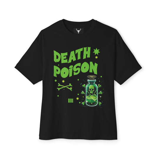 Death Poison, Black Women Oversized Graphic Tees