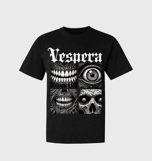 Gothic Graphic T-shirt Infernum Faces