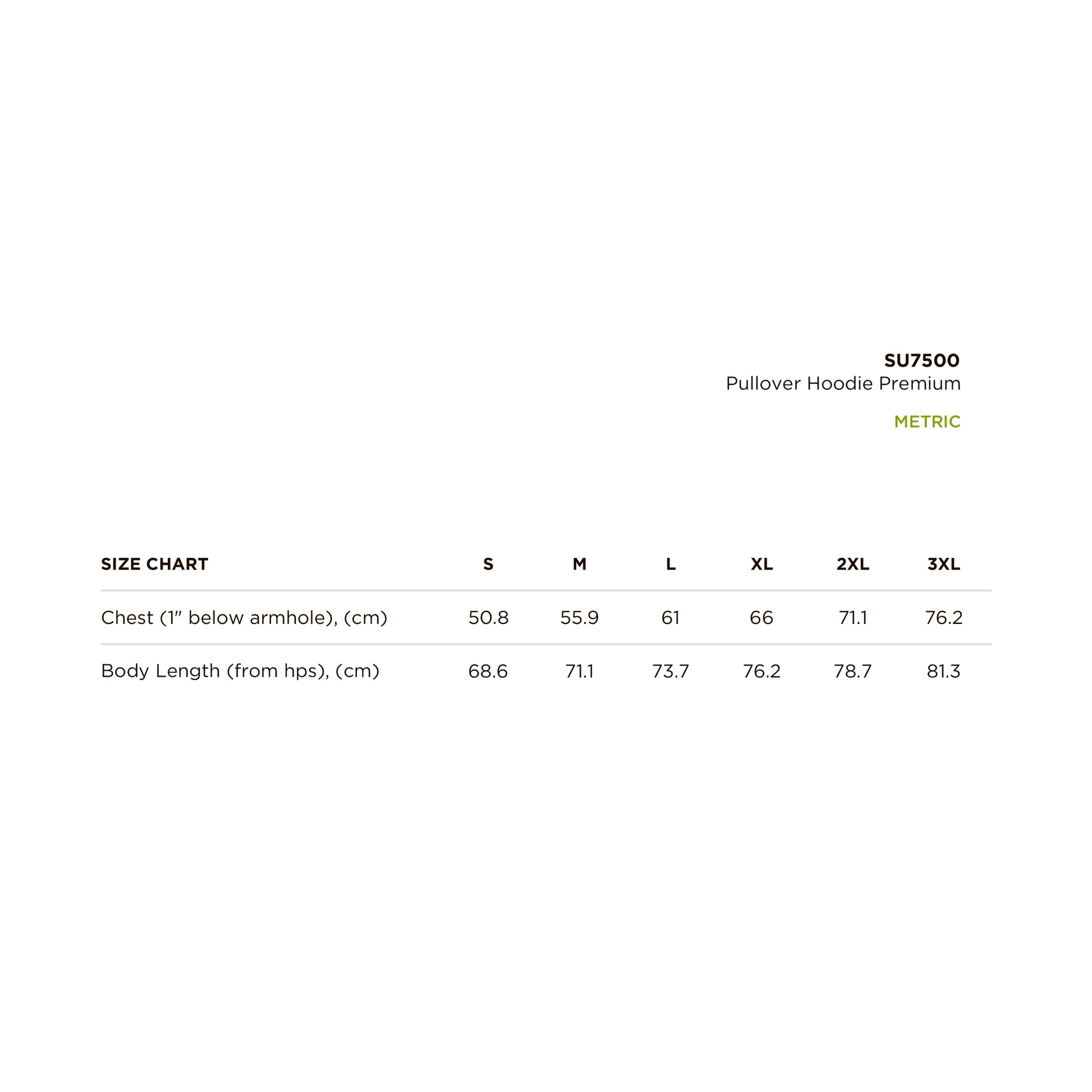 size_chart_metric