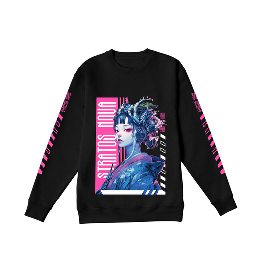 Cyberpunk Crewneck Sweatshirt - Vapor Hex