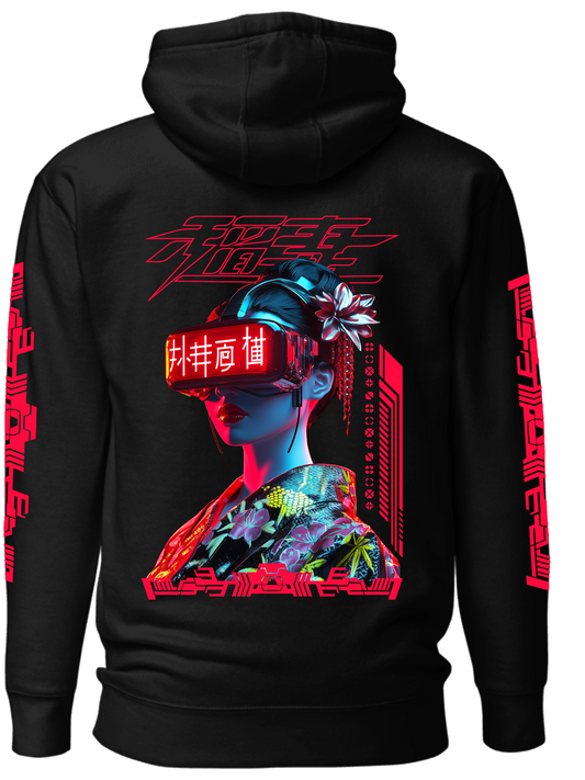 AstraX-11 Cyberpunk AR Pullover Hoodie