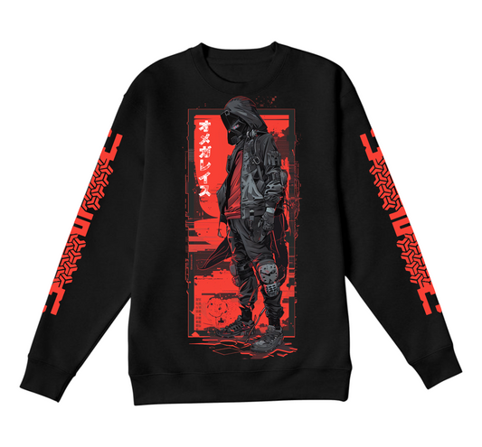 Jaxon Red Theme Graphic  Sweatshirt