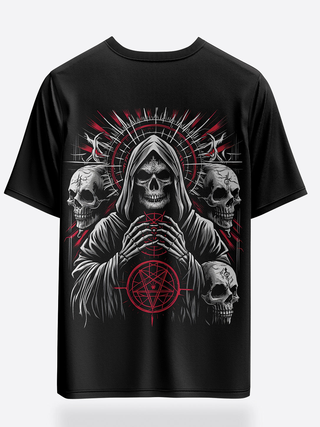 Gothic star oversized graphic tees selling on goat apparels