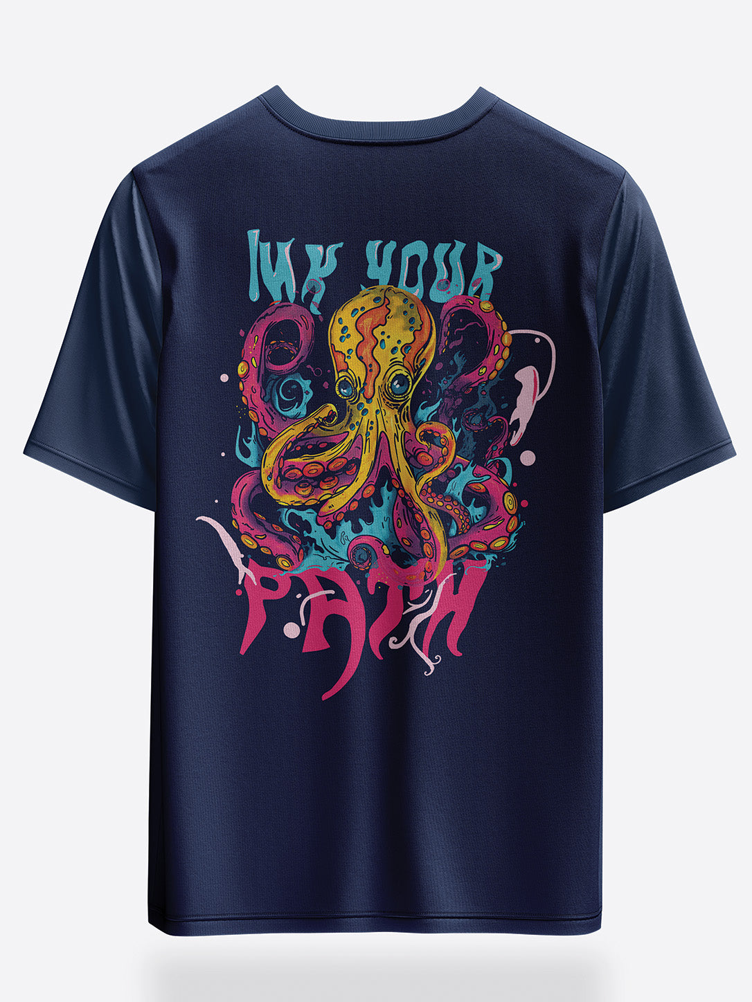 Octopus oversized graphic tees 