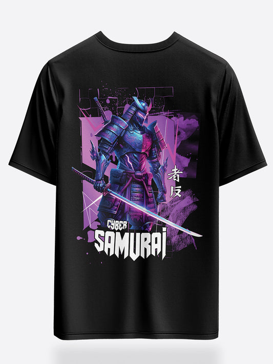 Samurai oversized graphic tees selling on Goat Apparels