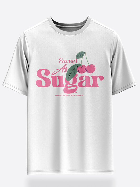 Unisex Sweet as Sugar Oversized Graphic T-Shirt