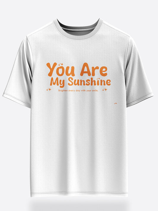 Unisex Sunshine Delight Oversized Graphic T-Shirt