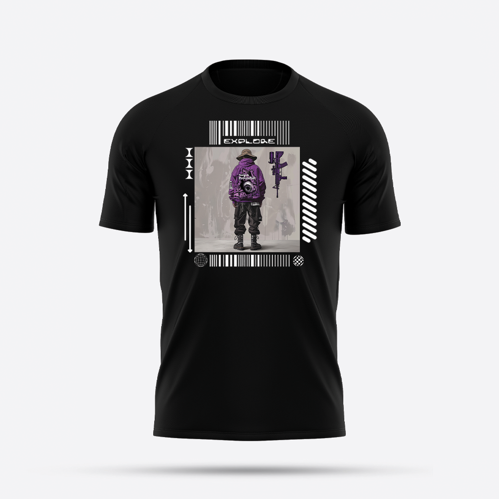 Futuristic man cool graphic tees selling on goatapparels  