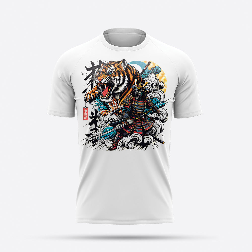 roar, tiger, samurai, warrior cool graphic tees selling on Goatapparels