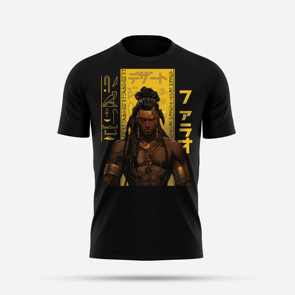 yellow and black theme, warrior, Egypt theme cool graphic tees 